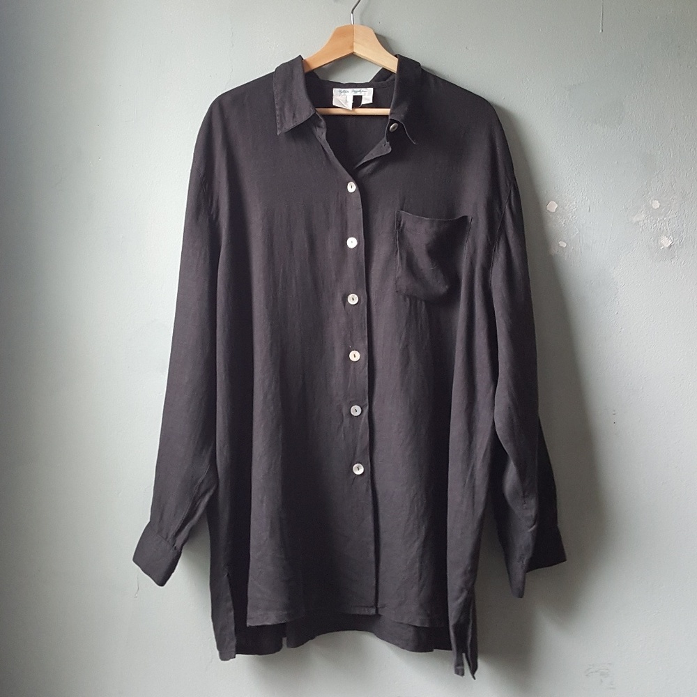 Vintage linen button down